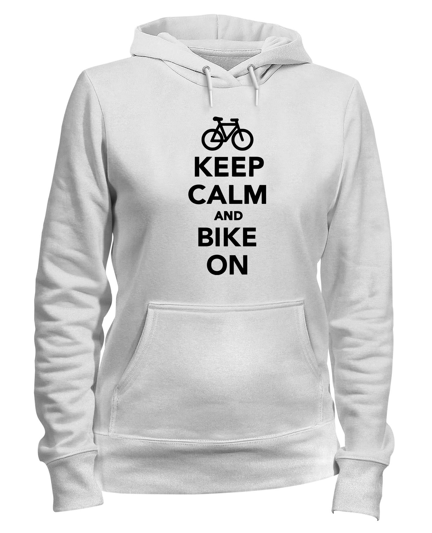 FELPA Donna KEEP CALM con Cappuccio